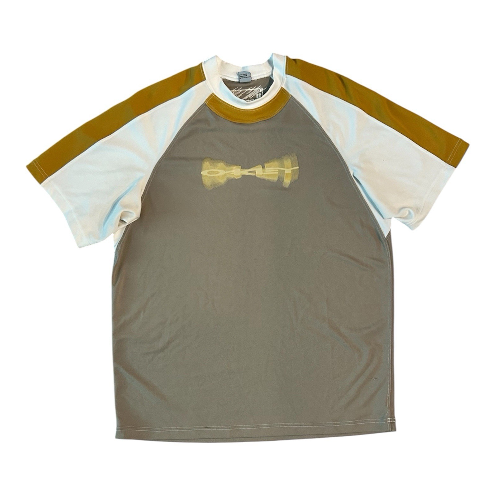 Vintage Oakley Y2K T Shirt Men’s Large Gray Gold Software Style Racing Jersey Vintage Oakley Y2K T Shirt Men’s Large Gray Gold Software Style Racing Jersey