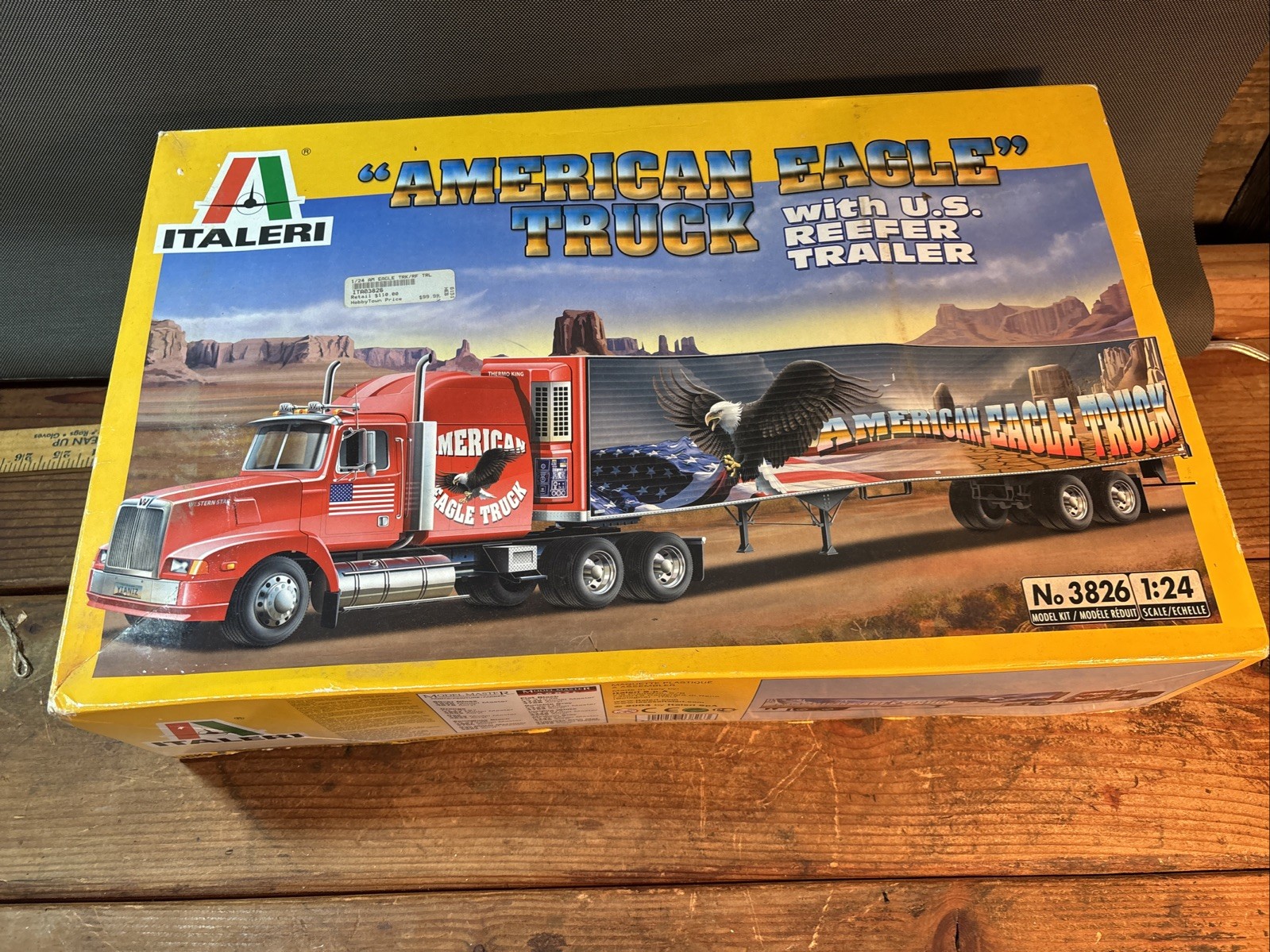 Italeri Plastic Model American Eagle 3826 Fju10 SEALED Italeri Plastic Model American Eagle 3826 Fju10 SEALED