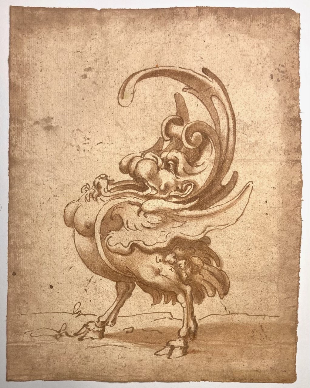 Old Master Italian Drawing, Dessin ancien Italien, museum quality
