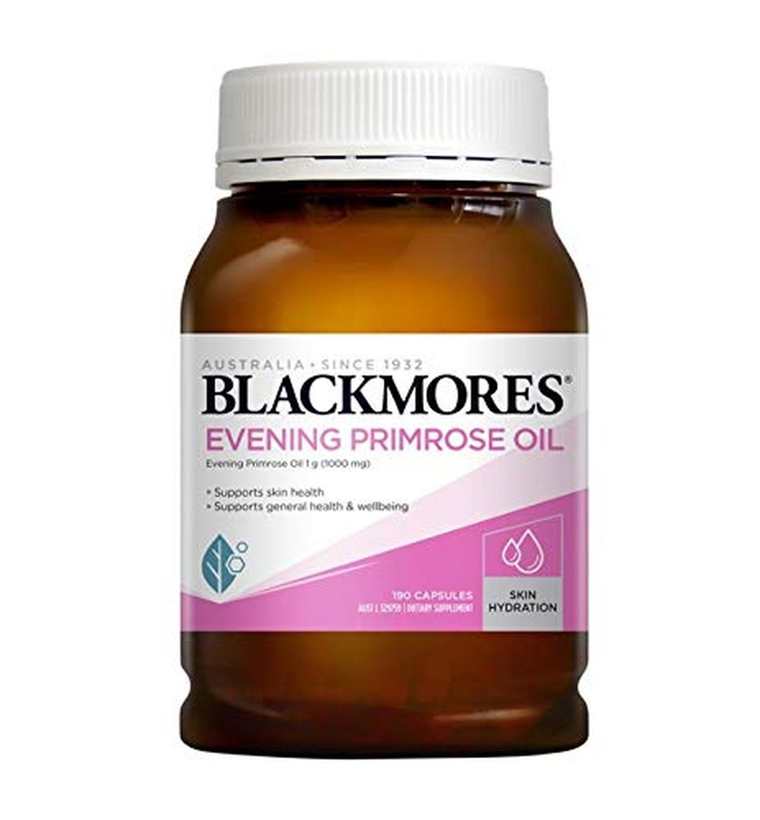 Blackmores Evening Primrose Oil 1000 mg 190 Capsules Skin Hormonal Support