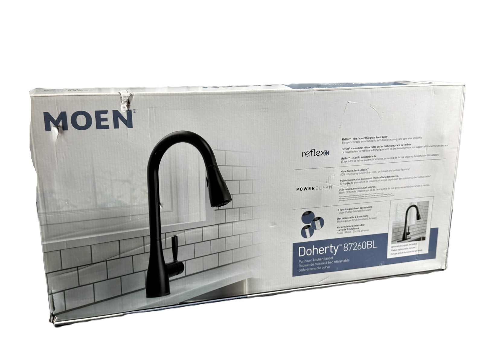MOEN Doherty Single Handle Pull-Down Sprayer Kitchen Faucet