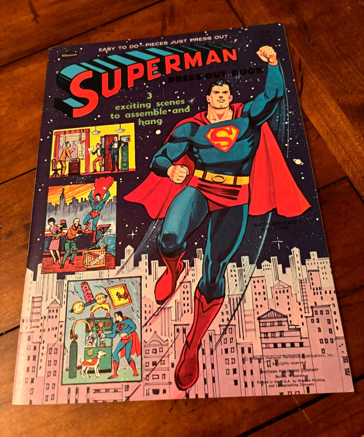 1966 Superman Press-Out Book - Unpunched