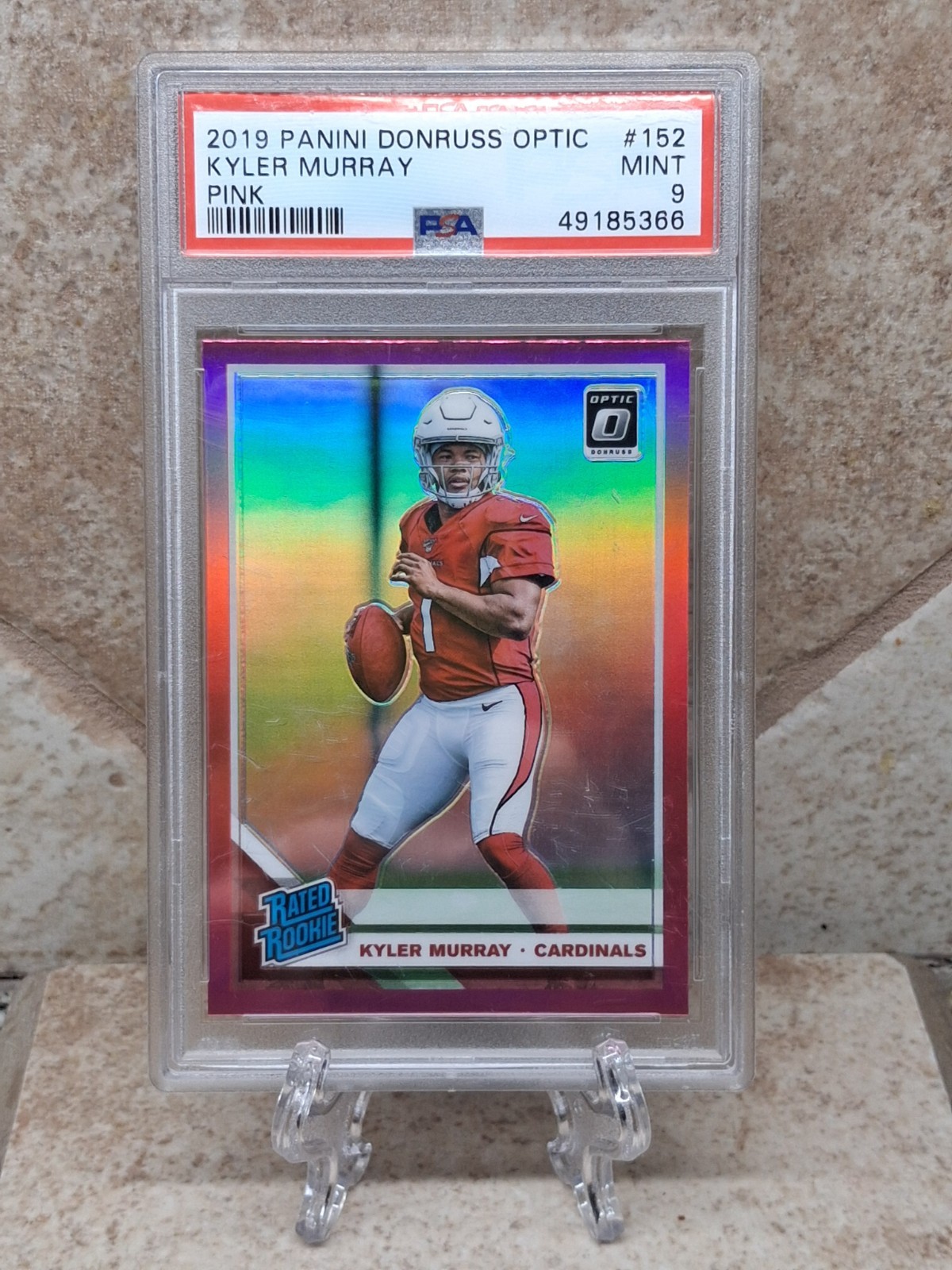 2019 Panini Donruss Optic - Rated Rookie Kyler Murray #152 Pink Prizm (RC)