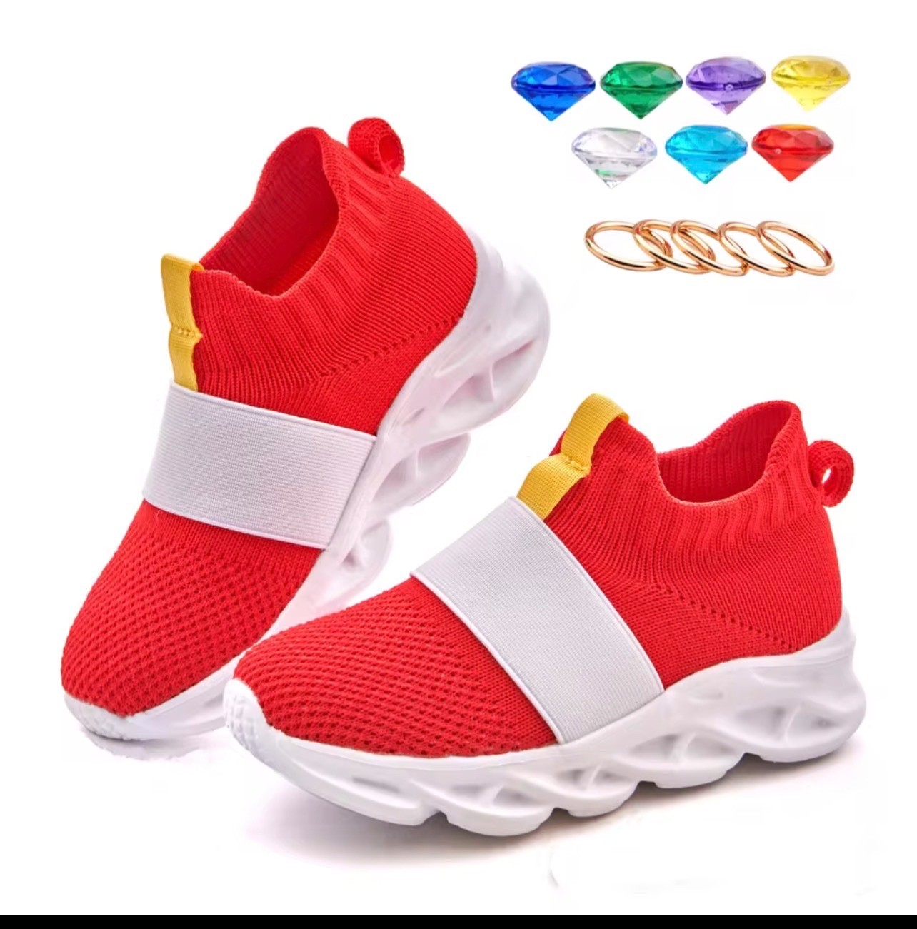 Red Sonic Costume Shoes Red Sonic Costume Shoes