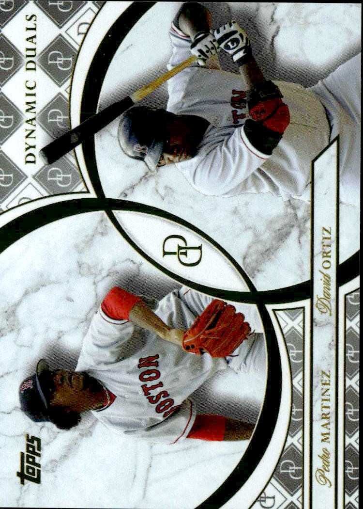 2024 Topps Dynamic Duals #6 Pedro Martinez / David Ortiz 2024 Topps Dynamic Duals #6 Pedro Martinez / David Ortiz