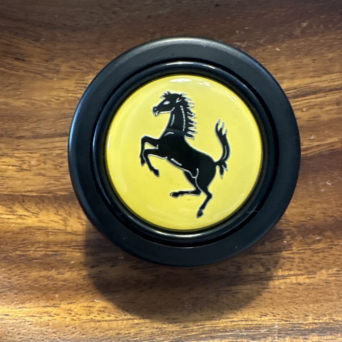 JDM Nardi Ferrari Classic Wood Genuine Steering Wheel OEM Used Momo Horn