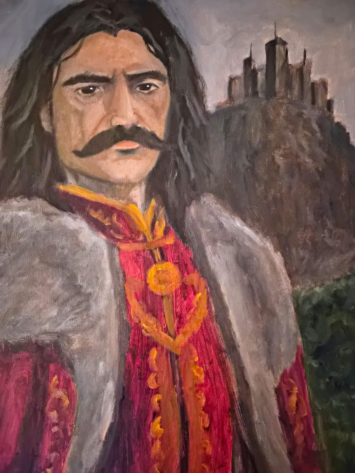 Vlad\'s Castle - Original 11x14\