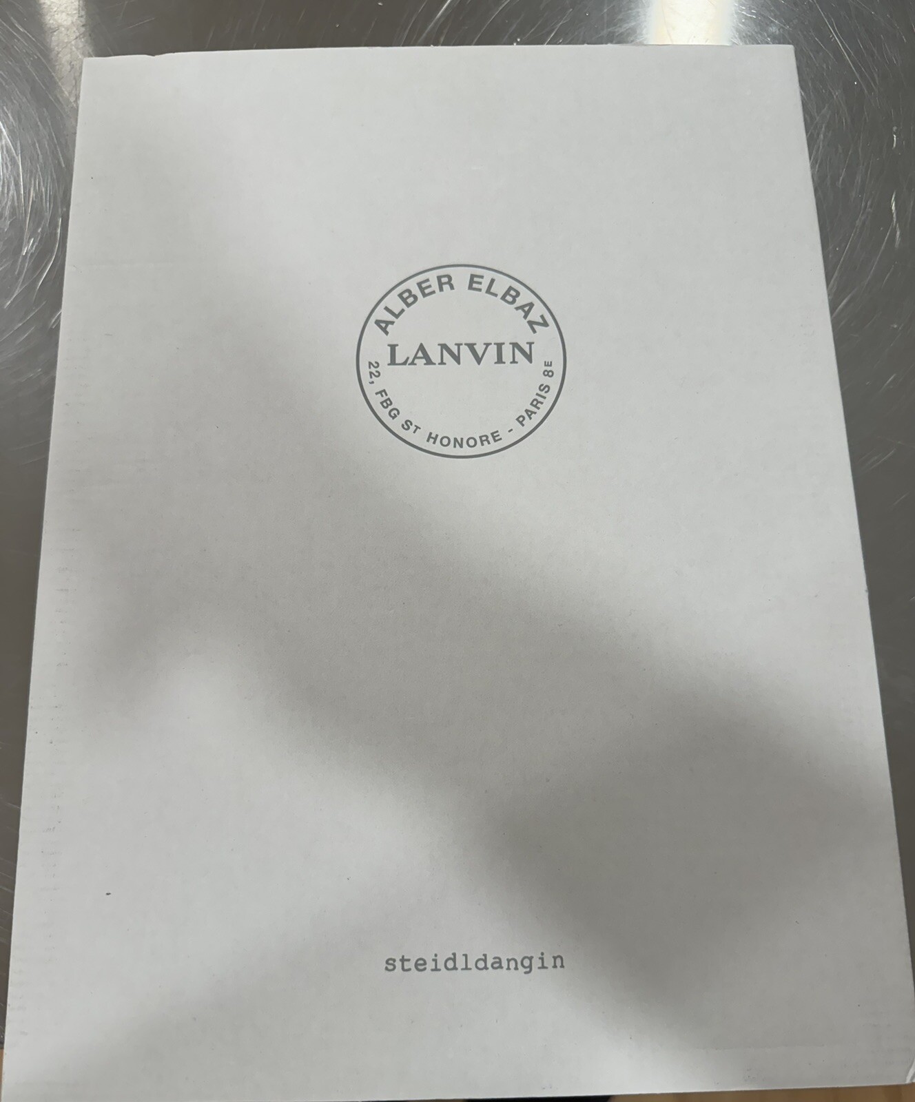 LANVIN Alber Elbaz - Hardcover (RARE First Edition, 2012) Unopened