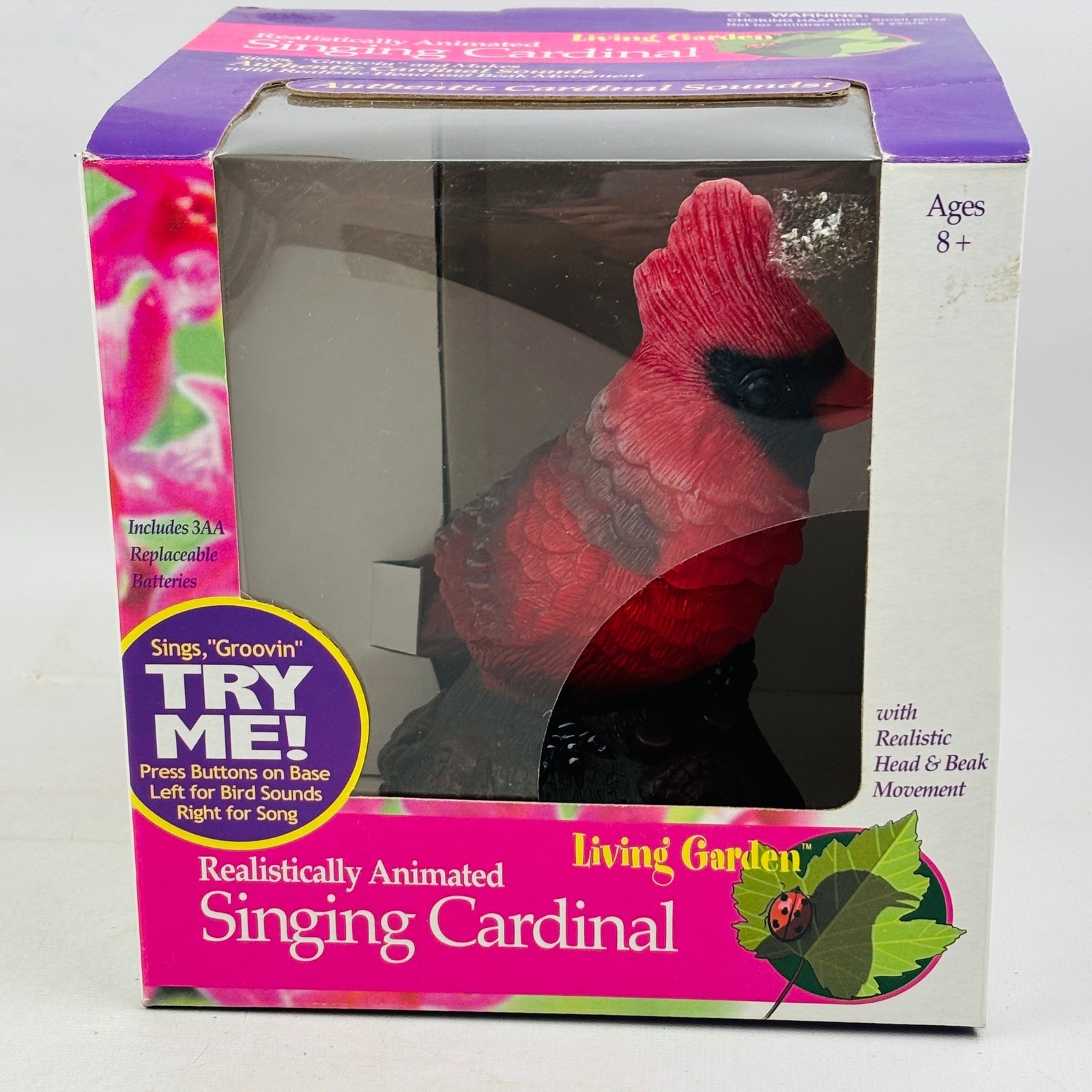 Gemmy Living Garden Singing Cardinal Realistically Animated Sings Groovin 2000 Gemmy Living Garden Singing Cardinal Realistically Animated Sings Groovin 2000