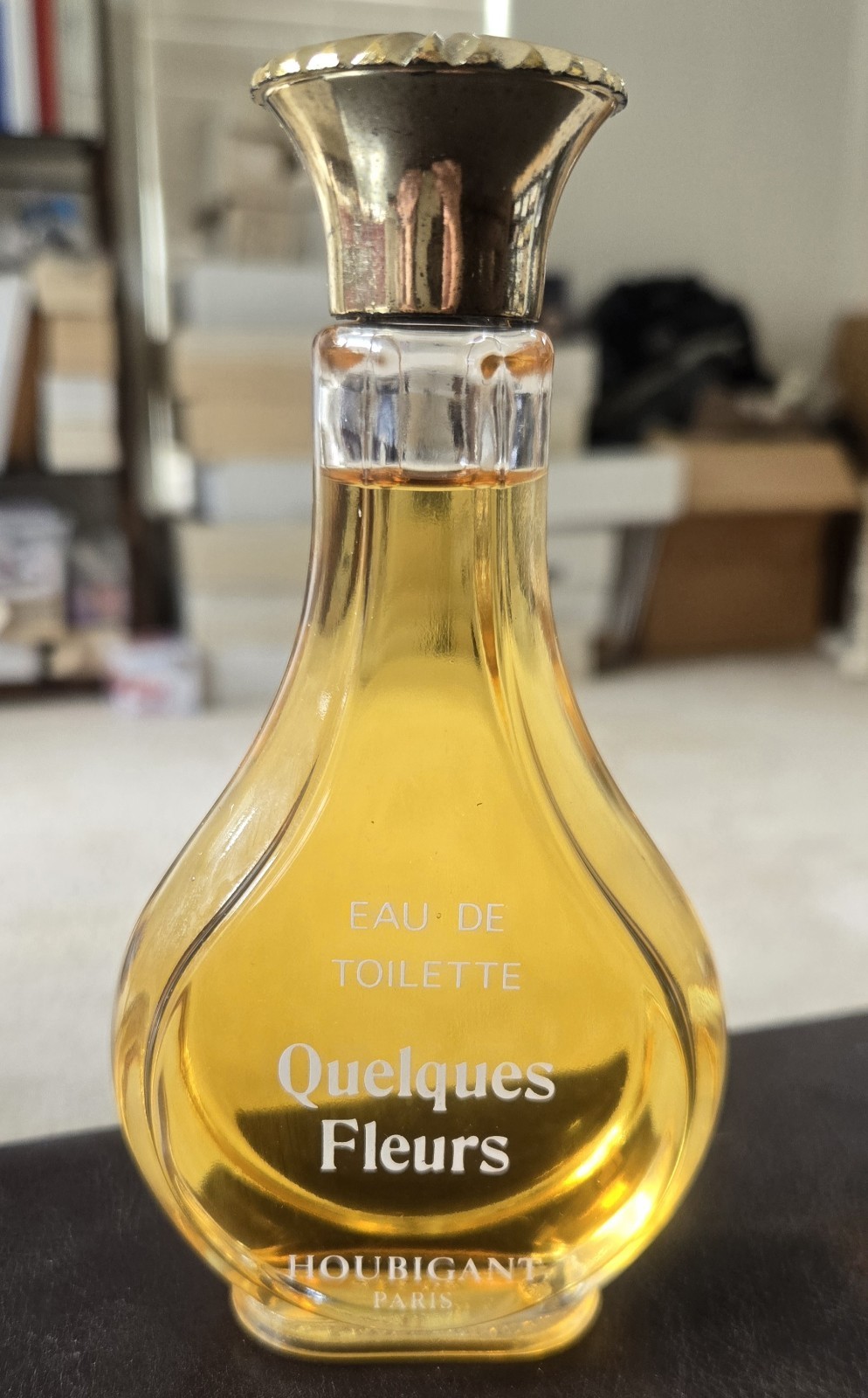 New Full Bottle Vintage Houbigant Quelques Fleurs Eau De Toilette 4 Oz. New Full Bottle Vintage Houbigant Quelques Fleurs Eau De Toilette 4 Oz.