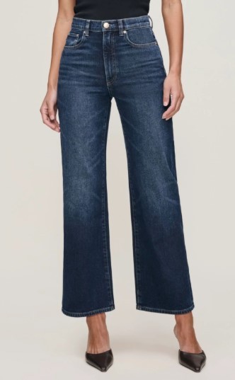 DL1961 Karmine Refined Wide Leg Sculp System High Rise Jeans MSRP $229