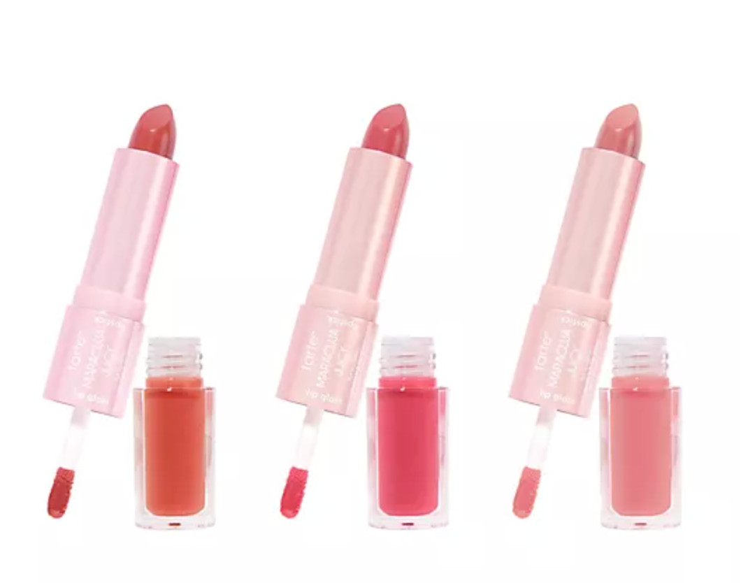 tarte maracuja juicy lip sculptor lipstick & gloss trio