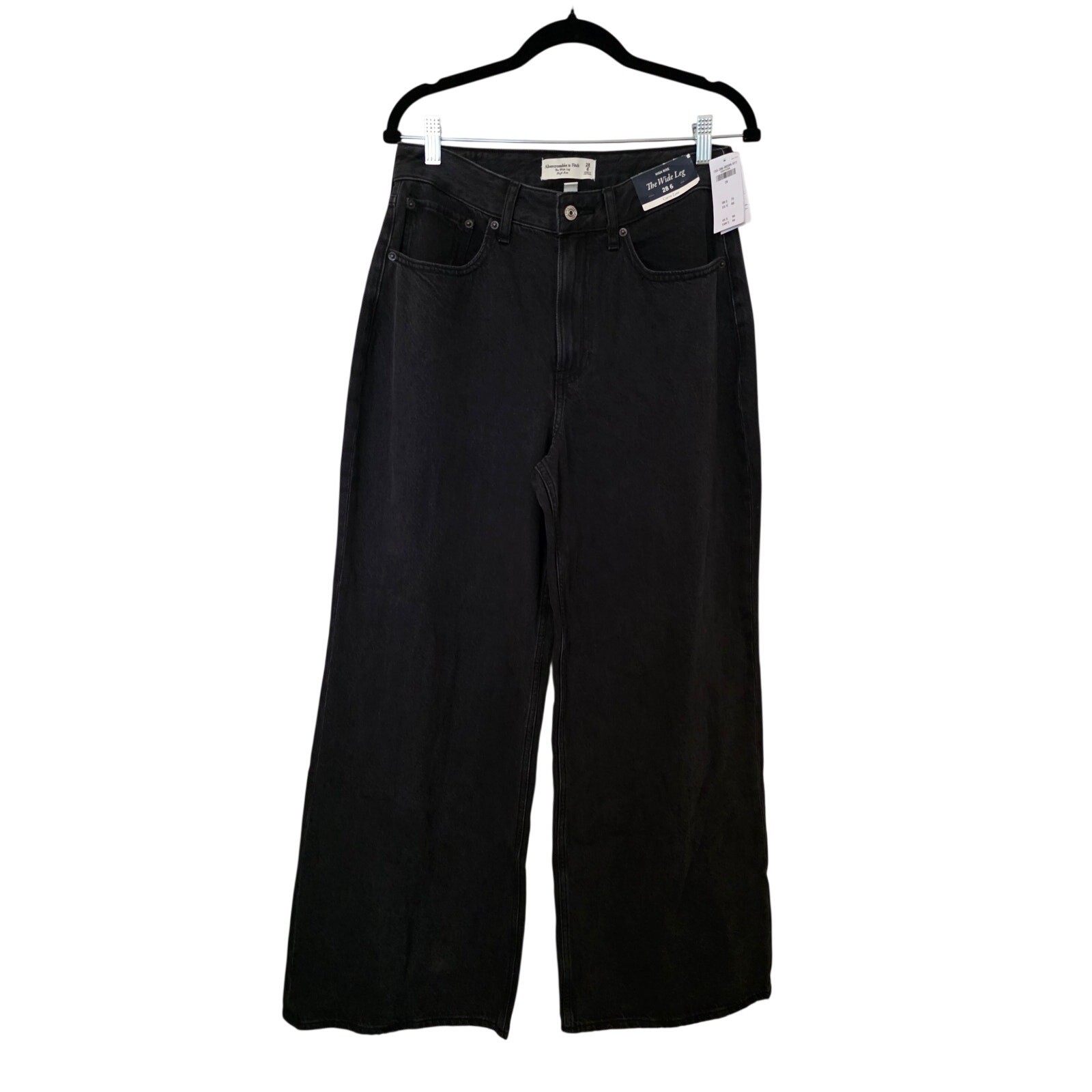 NWT A&F Wide Leg High Rise Curve Love size 28 NWT A&F Wide Leg High Rise Curve Love size 28
