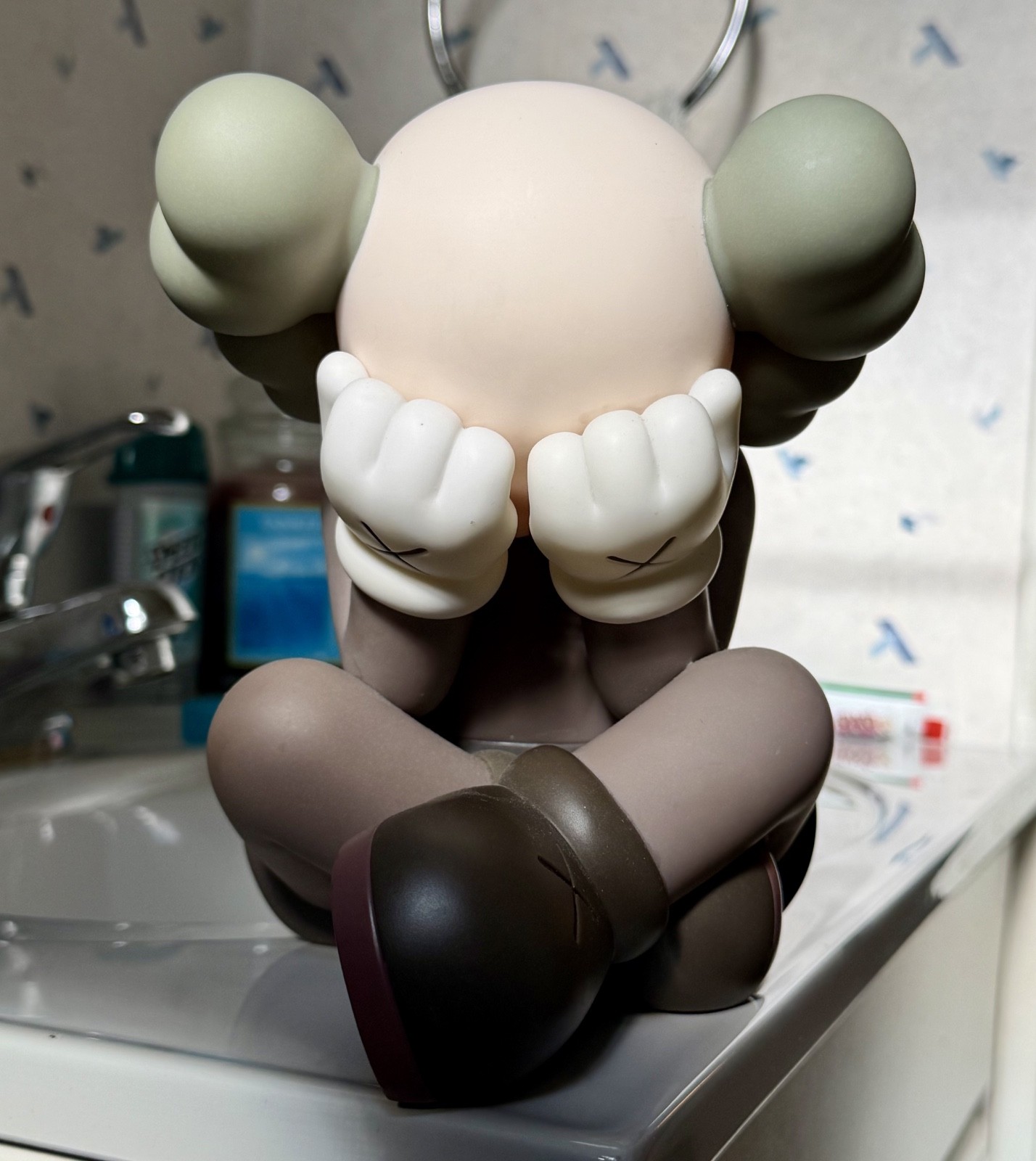 KAWS Separated Vinyl Figure Brown