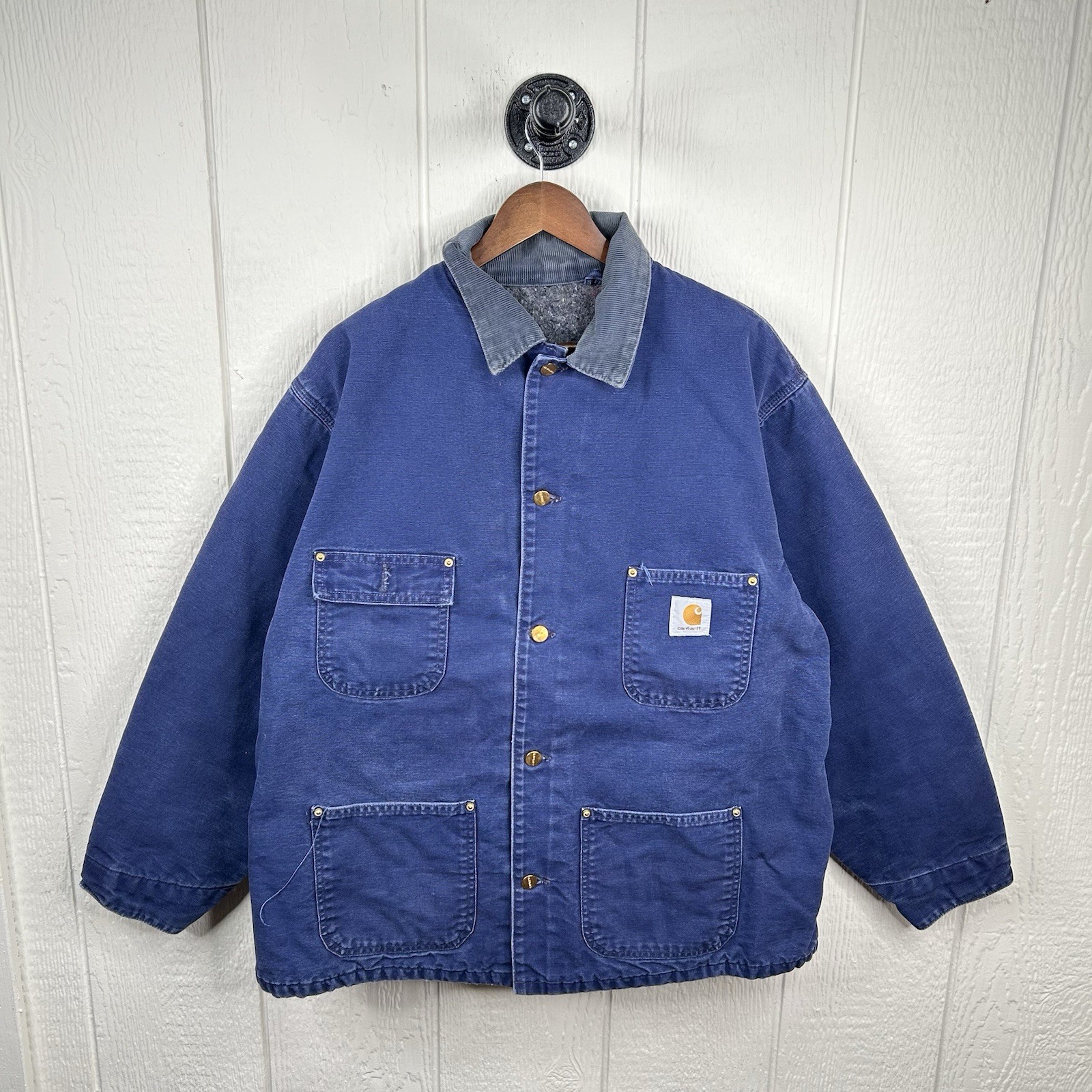 Vintage Carhartt Blanket Lined Chore Jacket “Midnight” C02 MDT Vintage Carhartt Blanket Lined Chore Jacket “Midnight” C02 MDT