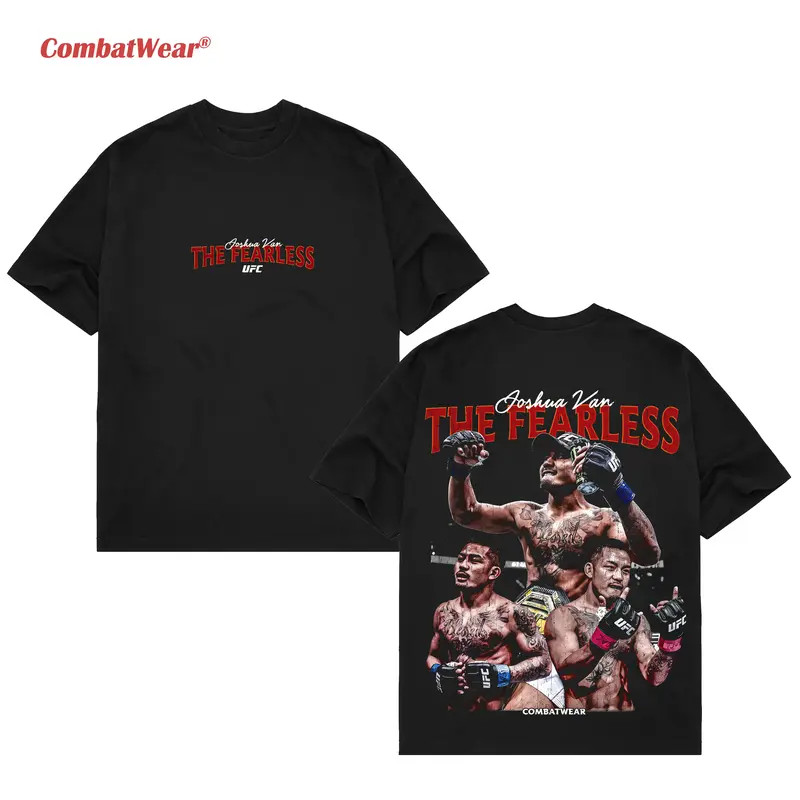 COMBATWEAR Joshua Van The Fearless UFC 331 Vintage Graphic Cotton Tee