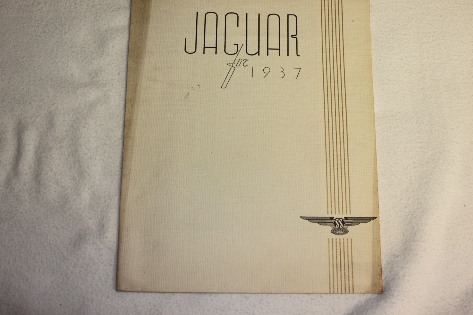 Jaguar SS 1937 Promotional Pack