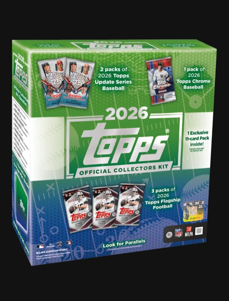 2026 TOPPS COLLECTORS KIT MLB Baseball/NFL Football Wave 2 Brand New Presale QTY