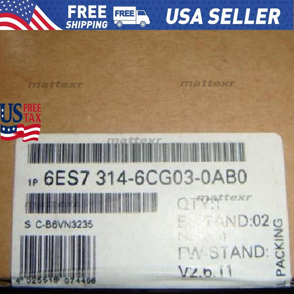 NewSiemens 6ES7314-6CG03-0AB0 6ES73146CG030AB0 SIMATIC S7-300 CPU 314C-2 DP NewSiemens 6ES7314-6CG03-0AB0 6ES73146CG030AB0 SIMATIC S7-300 CPU 314C-2 DP