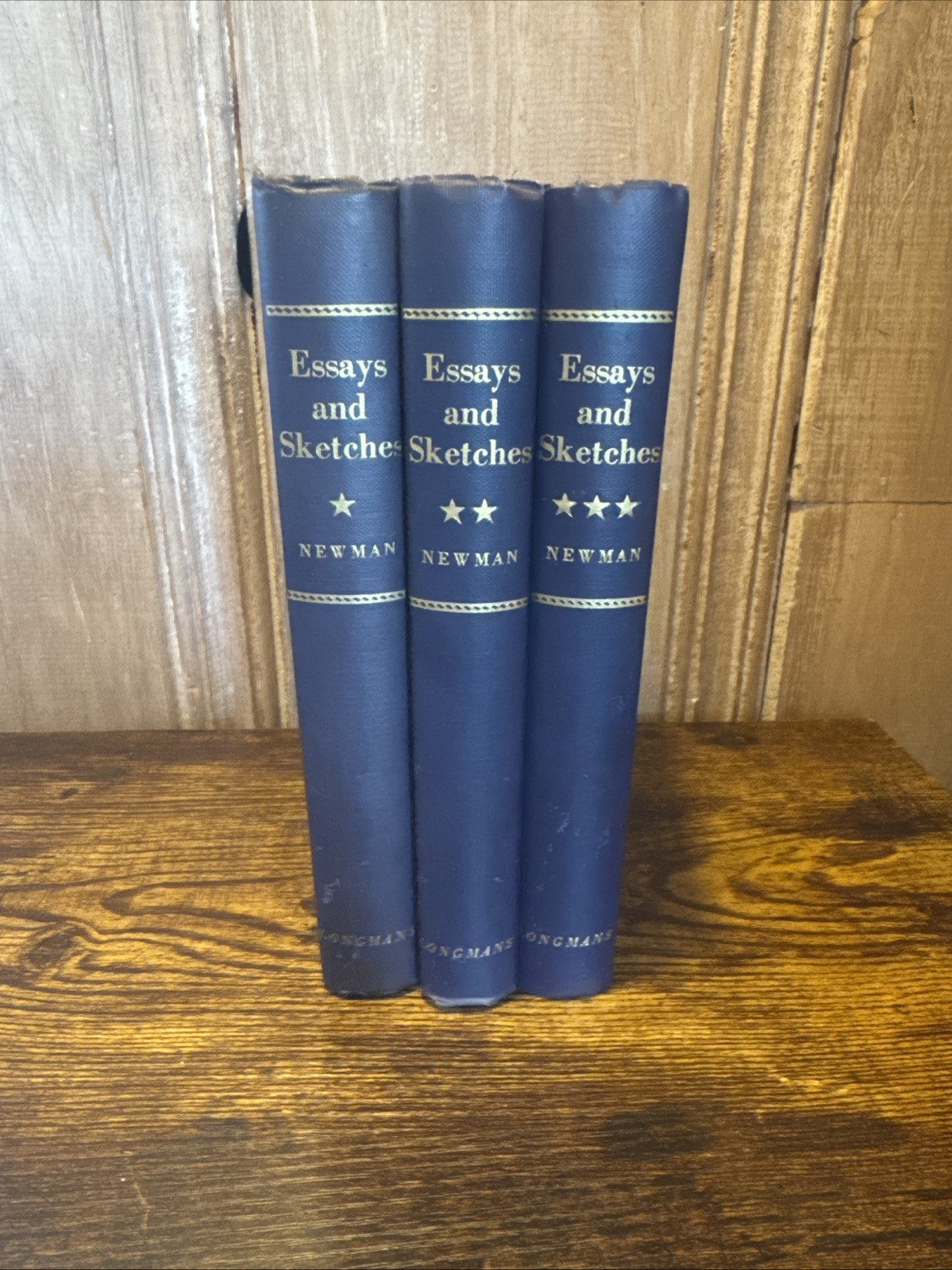 John Henry Newman Essays & Sketches 3 Volume lot HARDCOVER