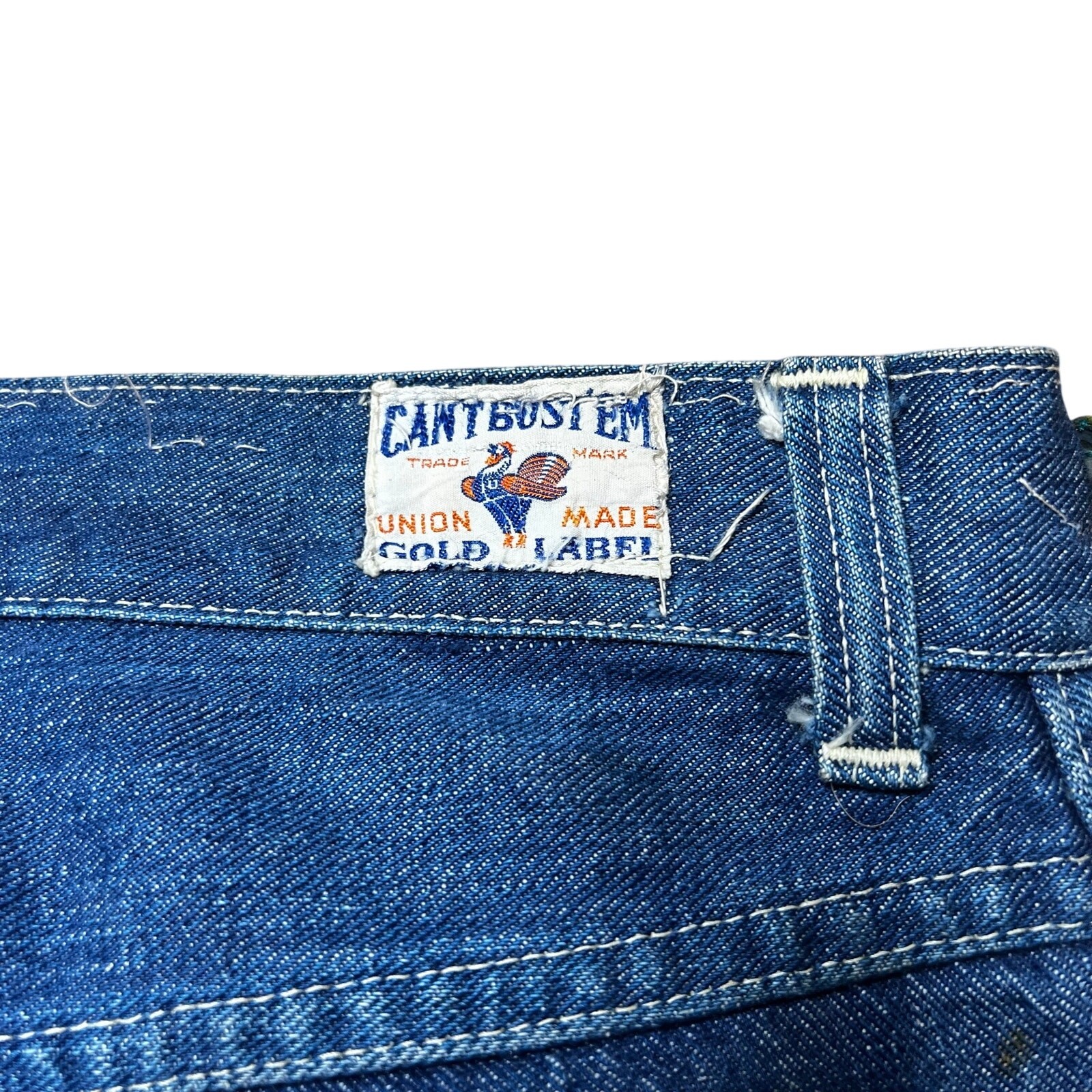 True Vintage 1930s 1940s Can’t Bust Em Jean Shorts True Vintage 1930s 1940s Can’t Bust Em Jean Shorts