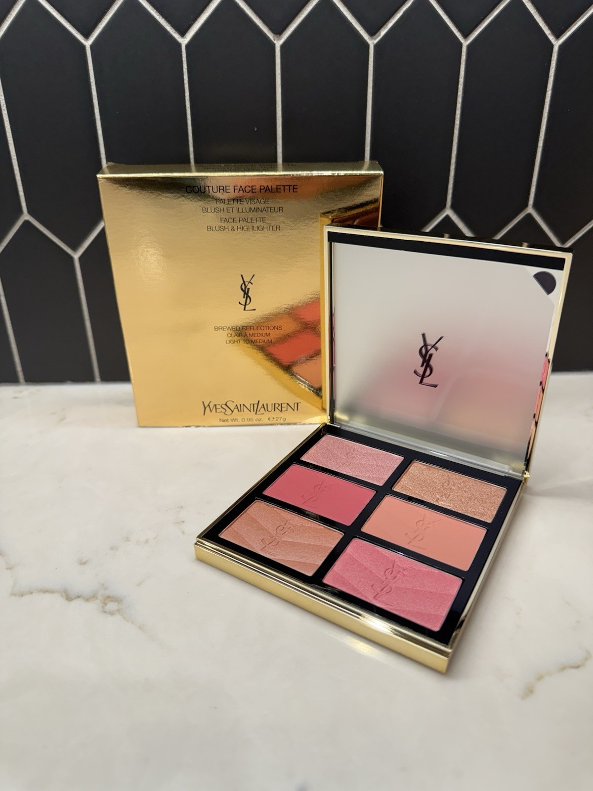 YSL BREWED REFLECTIONS Couture Face Palette #1 LIGHT MEDIUM - 2026 Holiday