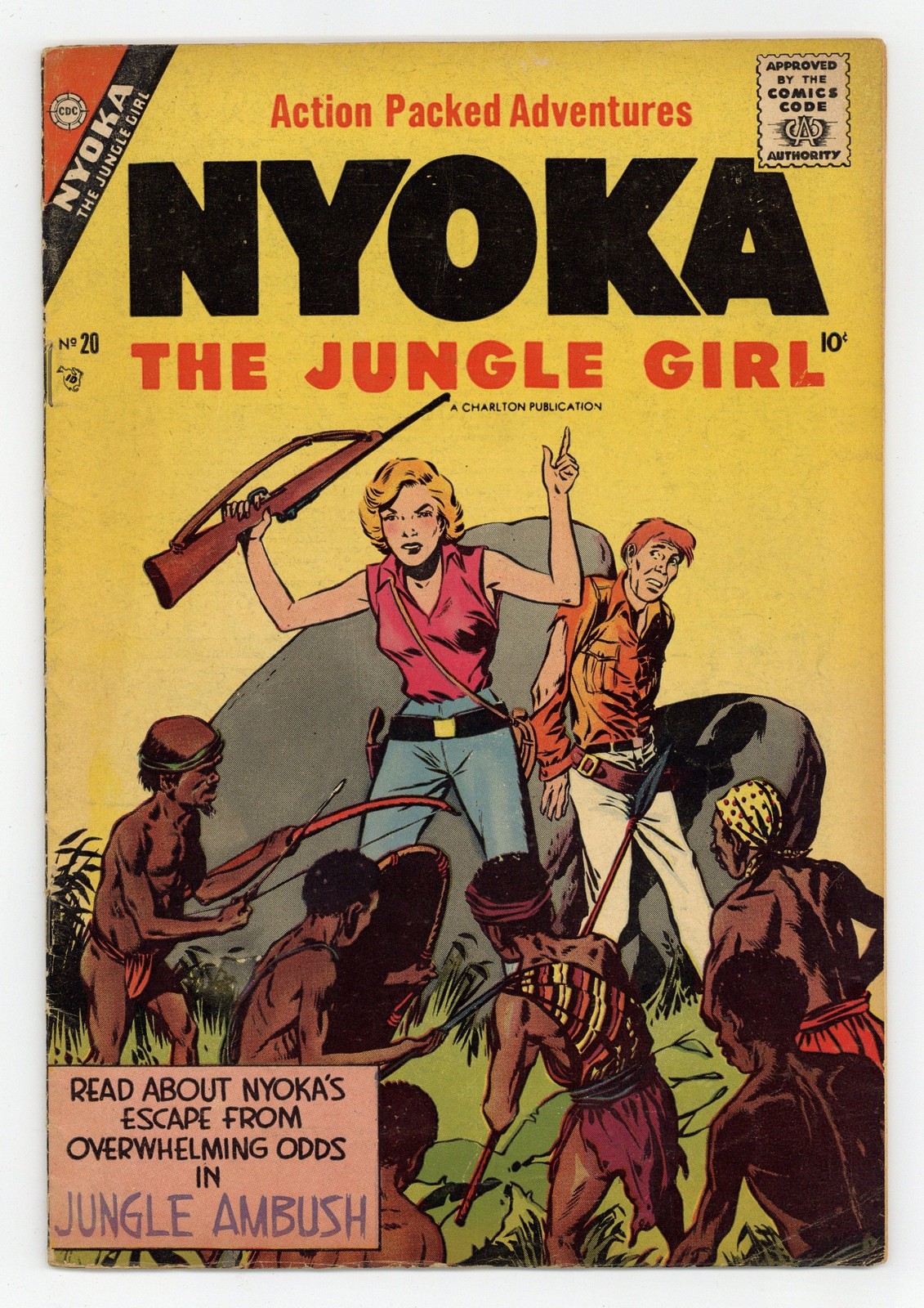 Nyoka The Jungle Girl #20 VG- 3.5 1957
