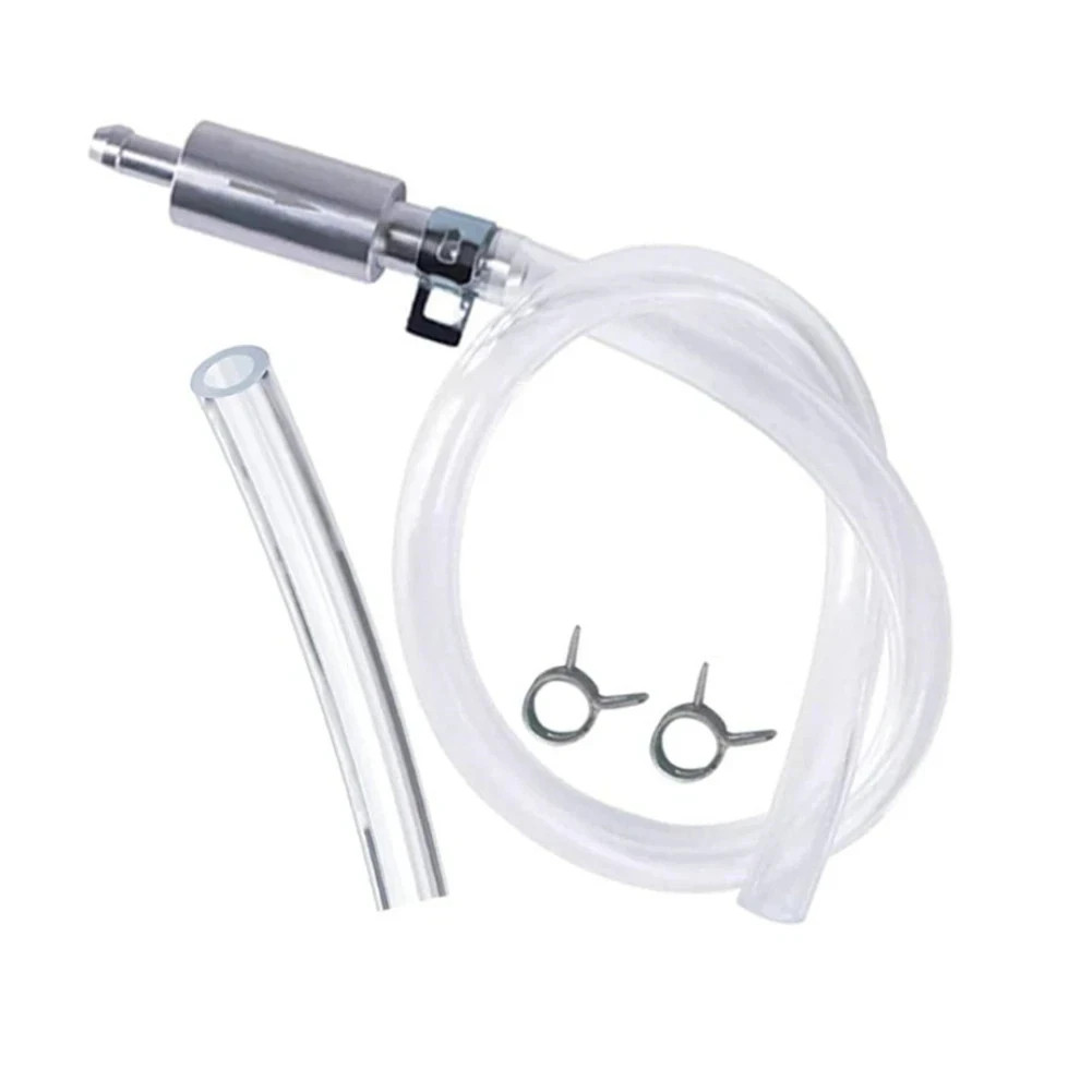 Universal One Way Brake Bleeder Kit Check Valve with Clear Hose & Clamps