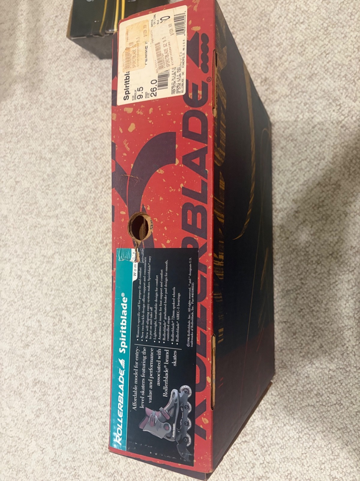 Spiritblad Women’s Rollerblades Size 9.5 VINTAGE
