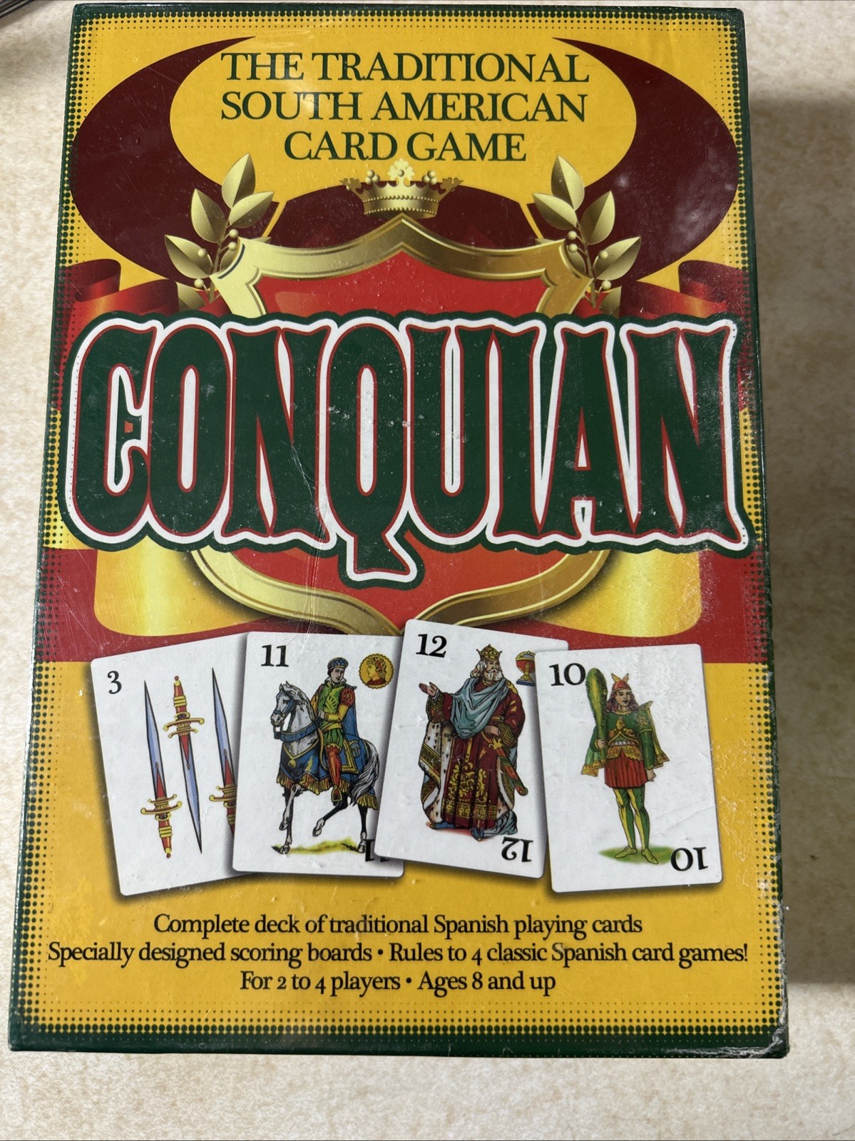 Conquian The Traditional South American Card Game Pressman 2013 New Sealed