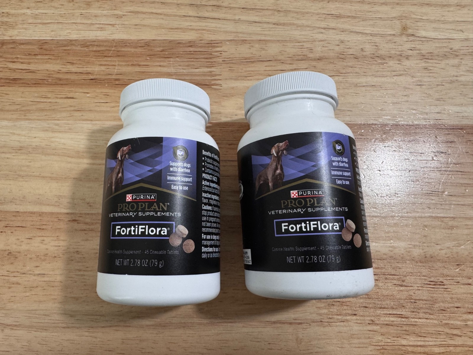 2x Purina Pro Plan FortiFlora Probiotic Supplements Dogs Chewable EXP: 12/2027 2x Purina Pro Plan FortiFlora Probiotic Supplements Dogs Chewable EXP: 12/2027