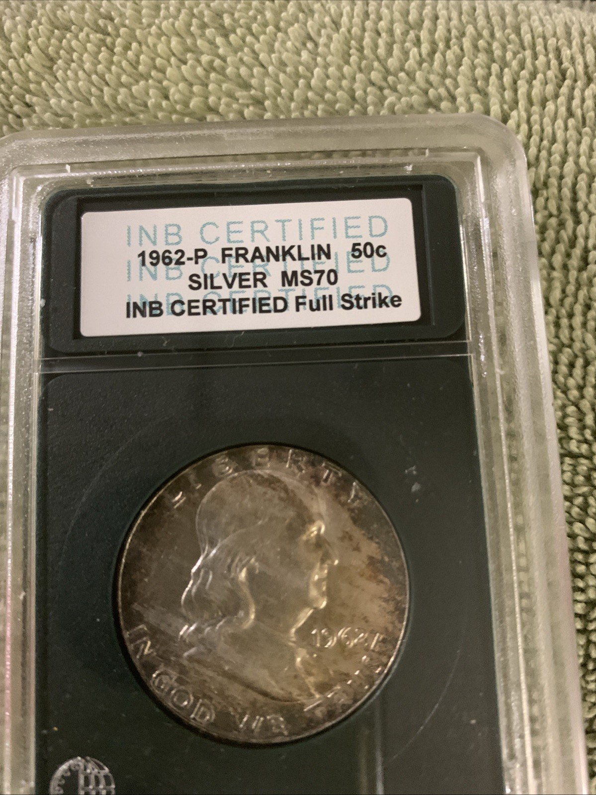 1962-P Franklin Half Dollar MS70