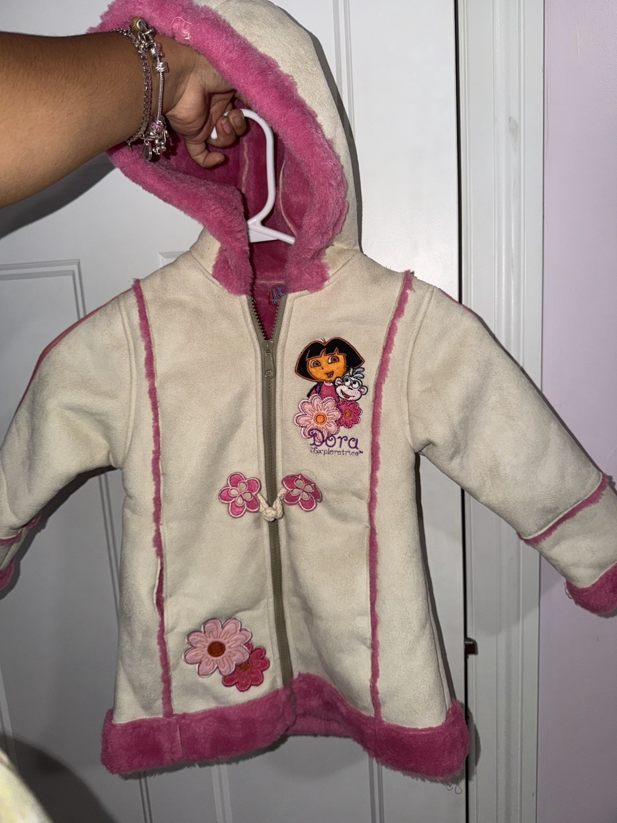 Vintage Dora the Explorer Girls 3T Jacket Full Zip Vintage Dora the Explorer Girls 3T Jacket Full Zip