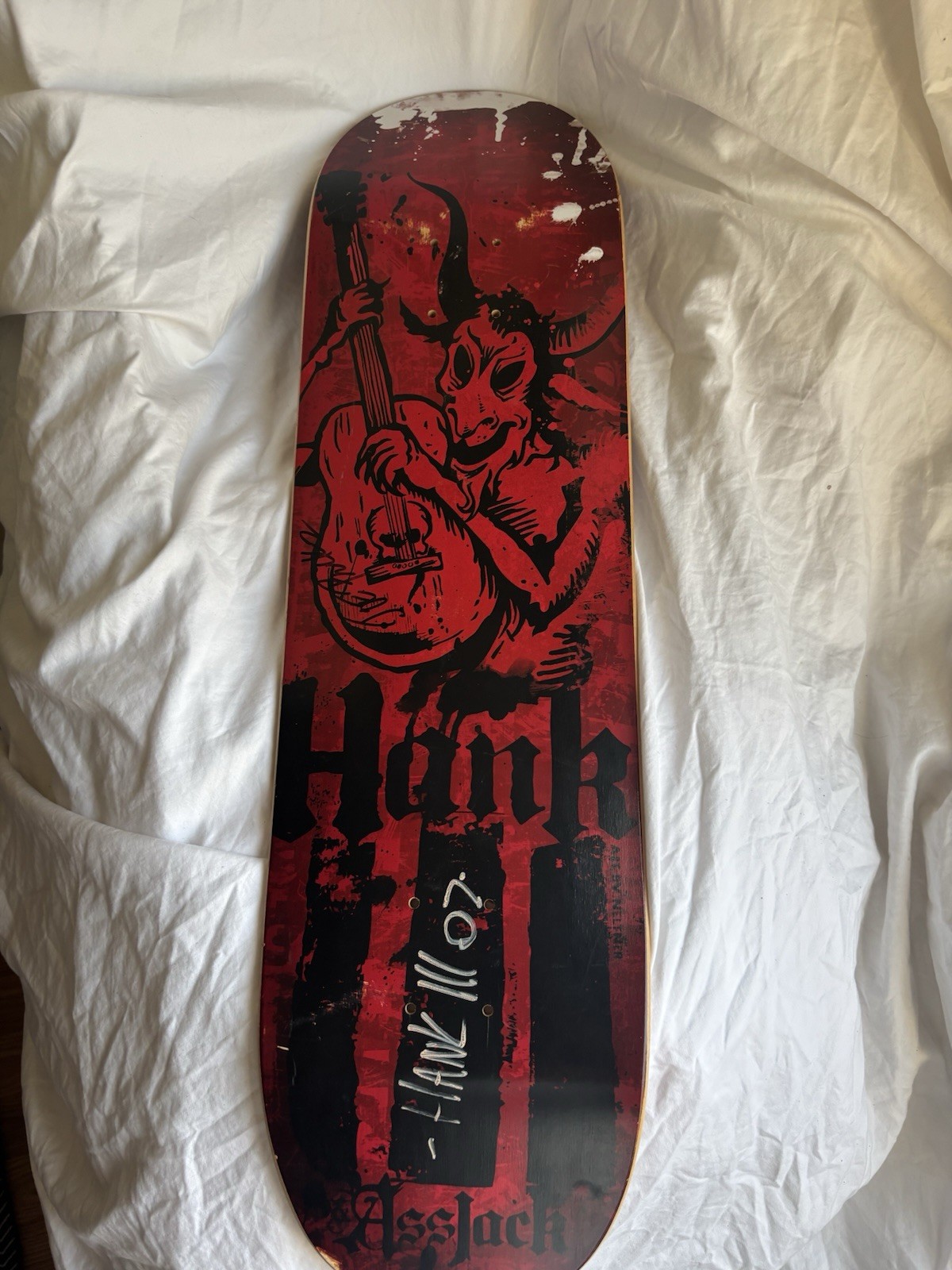 HANK WILLIAMS III & ASS JACK - SECTOR 9- limited edition deck signed by Hank III HANK WILLIAMS III & ASS JACK - SECTOR 9- limited edition deck signed by Hank III