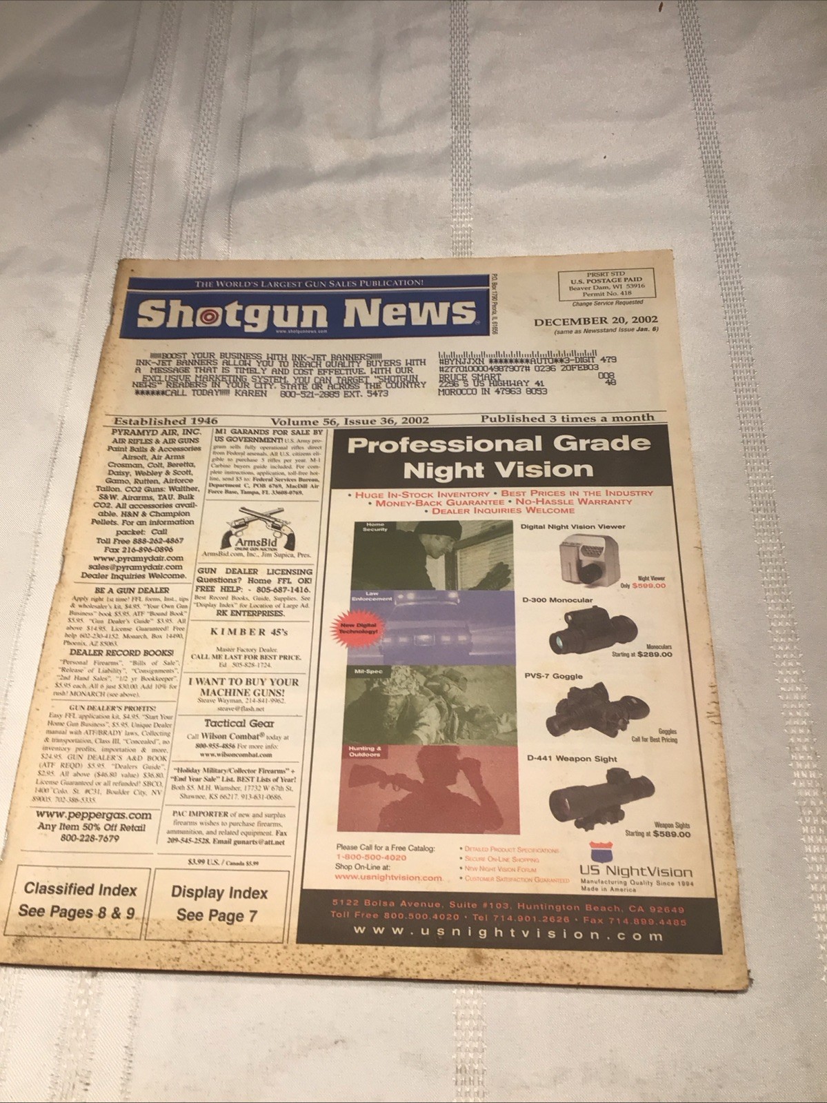 Shotgun News Magazine December 20, 2002