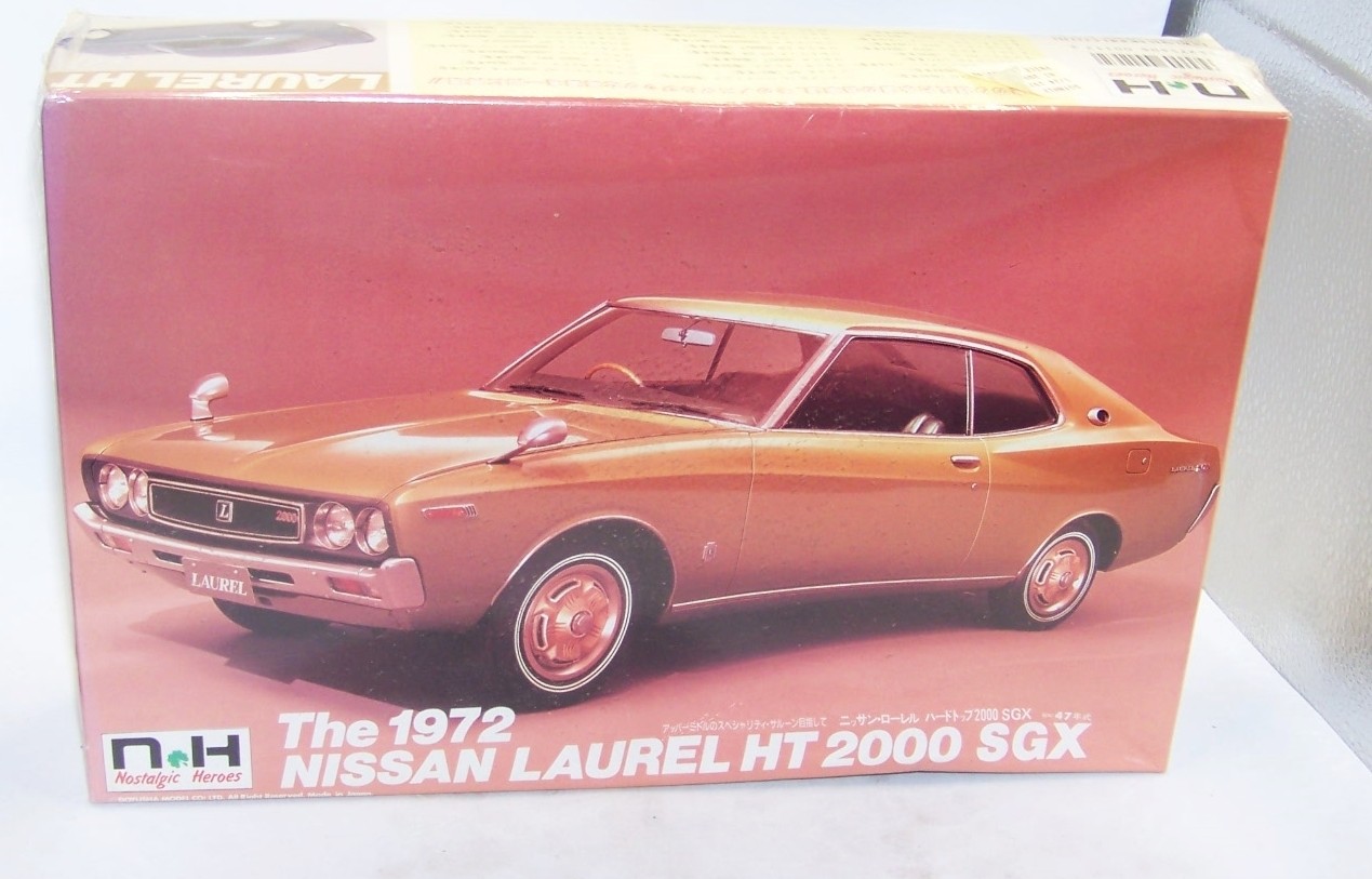 1:24 DOYUSHA 1972 NISSAN LAUREL HT2000 SGX NOSTALGIC HEROES NH-17 N-H RARE NISB