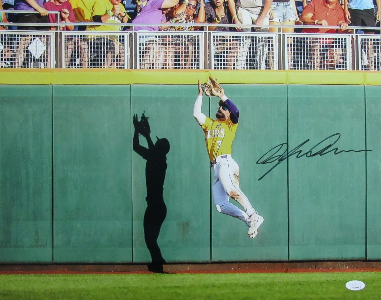 Dylan Crews Autographed 16x20 Photo LSU Tigers JSA 183818 Dylan Crews Autographed 16x20 Photo LSU Tigers JSA 183818