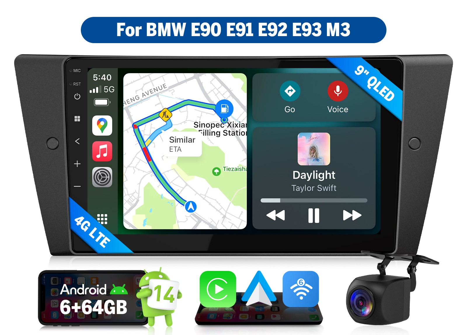 Eonon E90X7S 6+64G Android 14 9