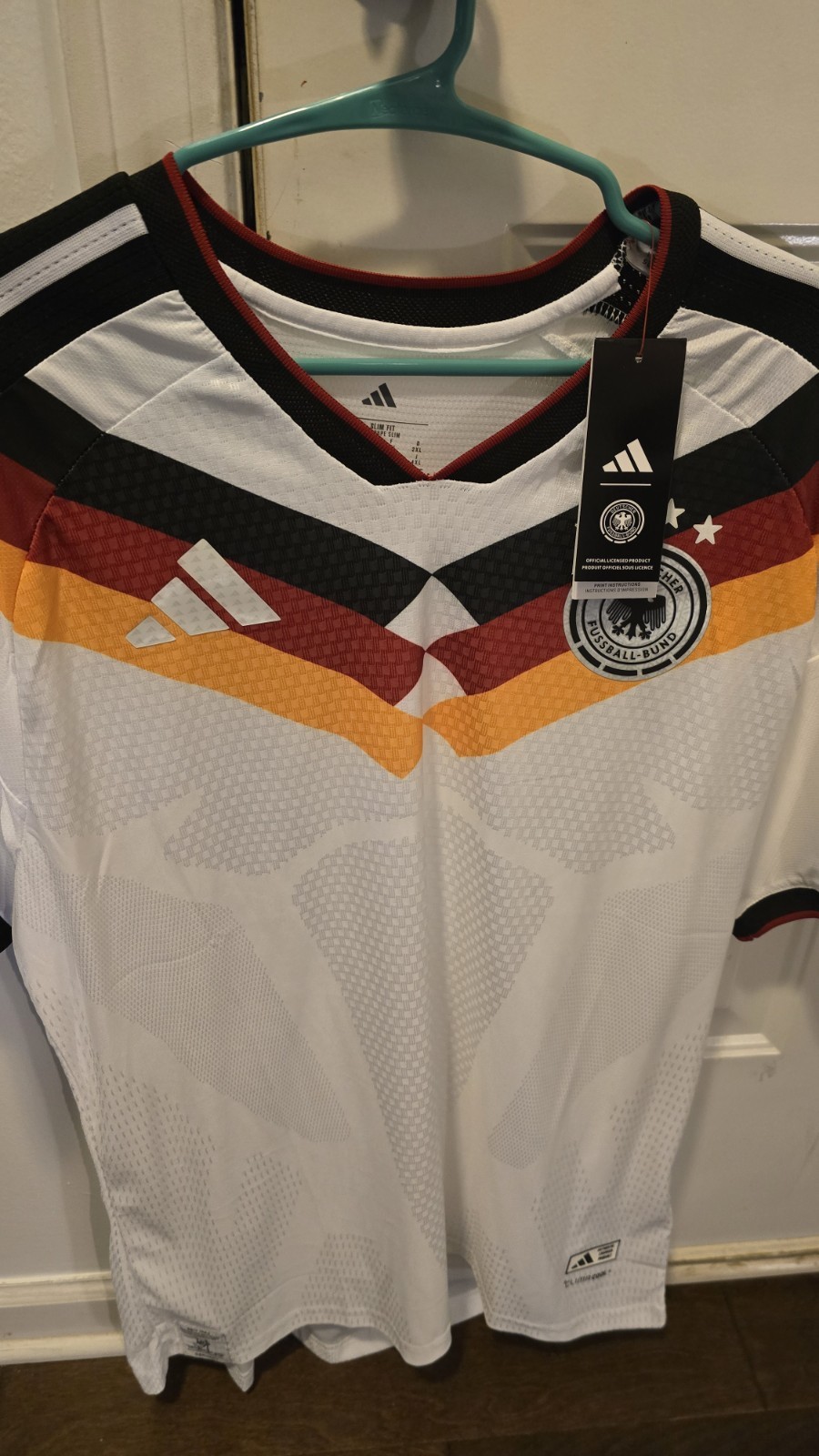 AUTHENTIC Adidas Germany 2026 World Cup Home Jersey Player Version Size XL