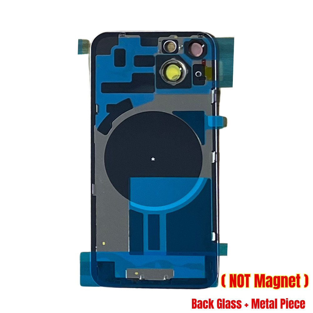 Back Glass Replacement Lot With Metal Magnet For iPhone 16/14/17/15 ProMax/16e
