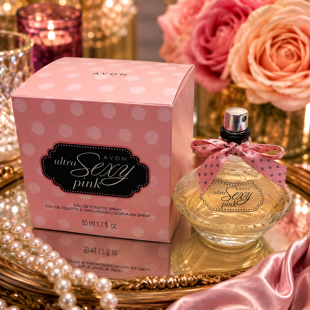 Avon Ultra Sexy Pink Eau de Toilette Spray 1.7 oz 50ml +  Box Discontinued