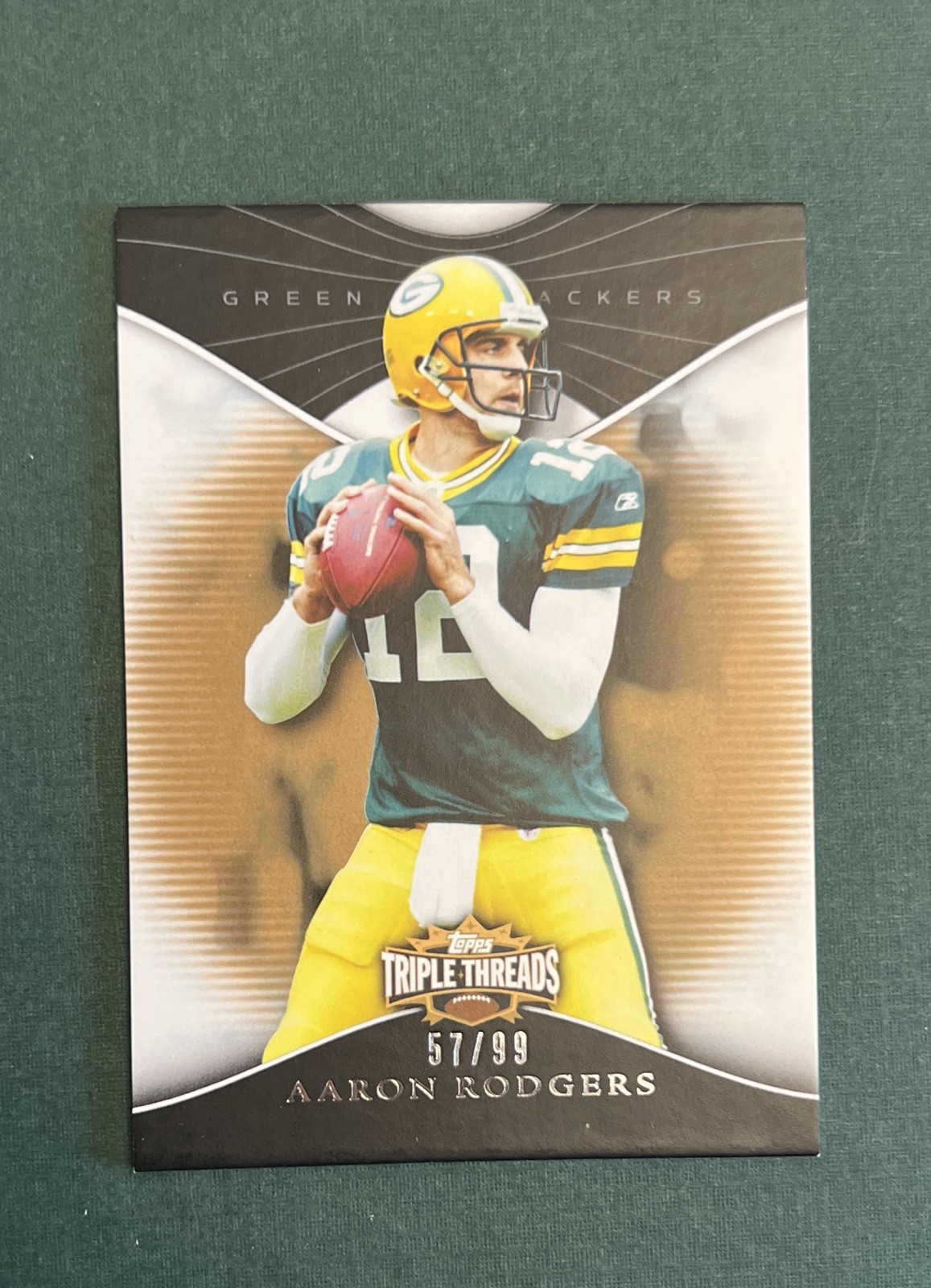 2009 Topps Triple Threads - Aaron Rodgers #4 Gold /99