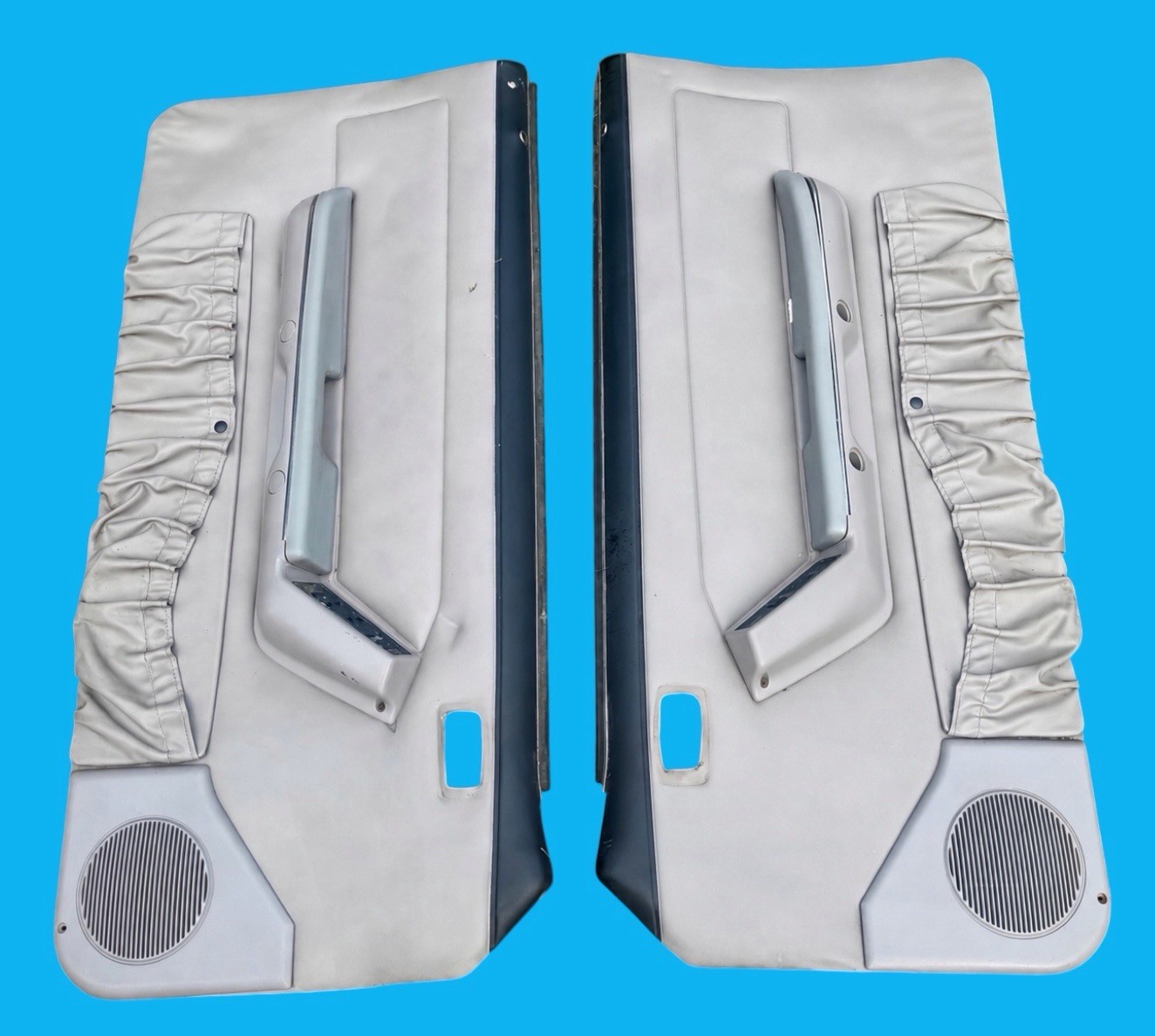 87-93 Ford Mustang Power Door Panels GRAY Panel OEM Drivers Passenger Side