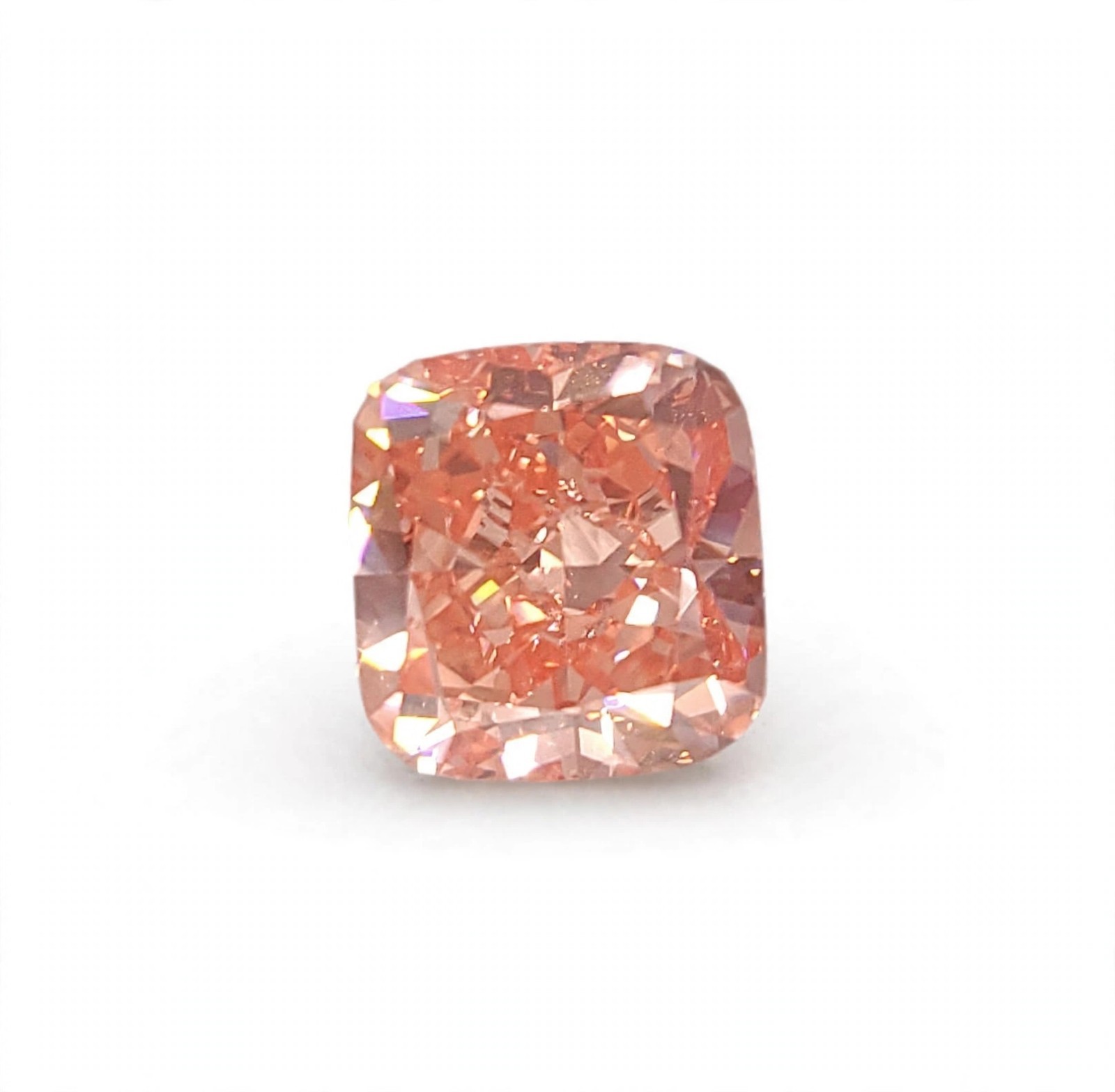 GIA Cert 5.06ct Natural Fancy Vivid Pink Diamond Flawless Cushion Loose Stone 