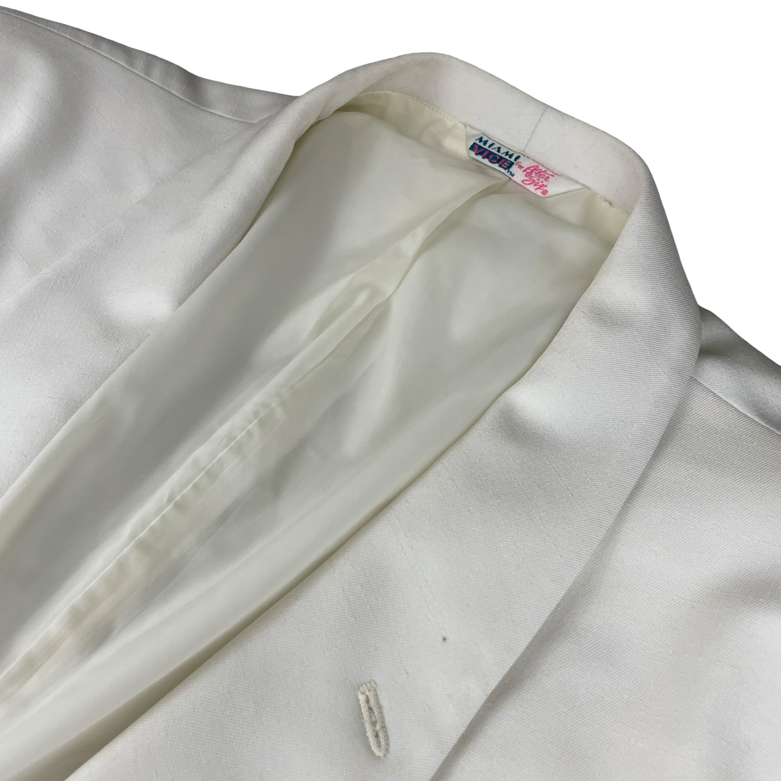 VTG After Six x Miami Vice Men\'s One-Button Tuxedo Jacket White • USA • 54R VTG After Six x Miami Vice Men\'s One-Button Tuxedo Jacket White • USA • 54R