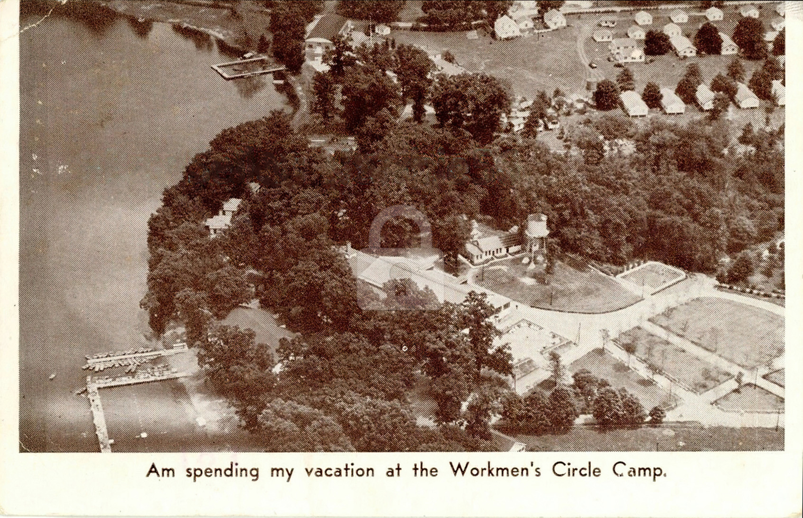 Workmens Circle Camp At Sylvan Lake- East Fishkill, New York NY Postcard Copy