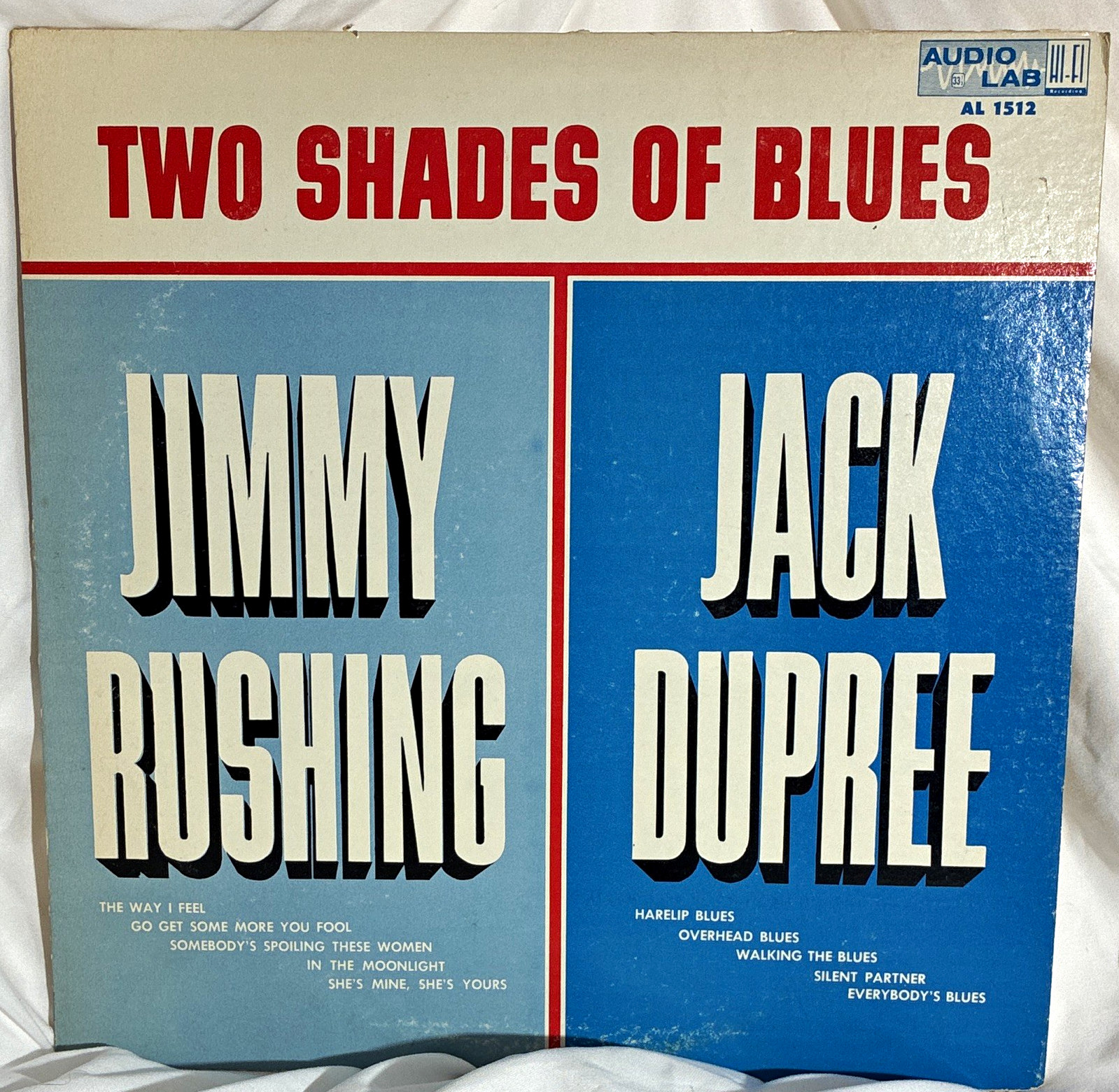 Audio Lab AL 1512 Two Shades of Blues Jimmy Rushing/Jack Dupree 12\