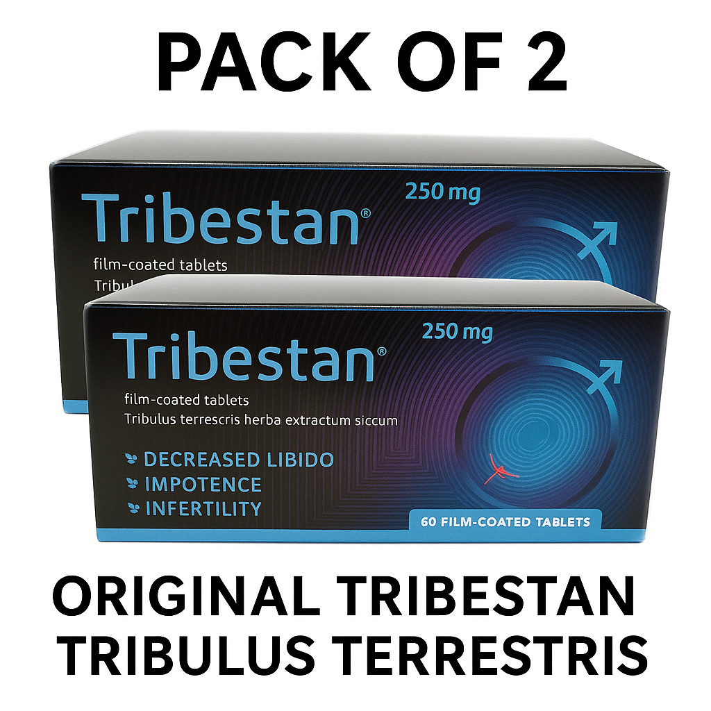 2X ORIGINAL Tribestan 250mg x60 Tabs | Bulgarian Tribulus by Sopharma