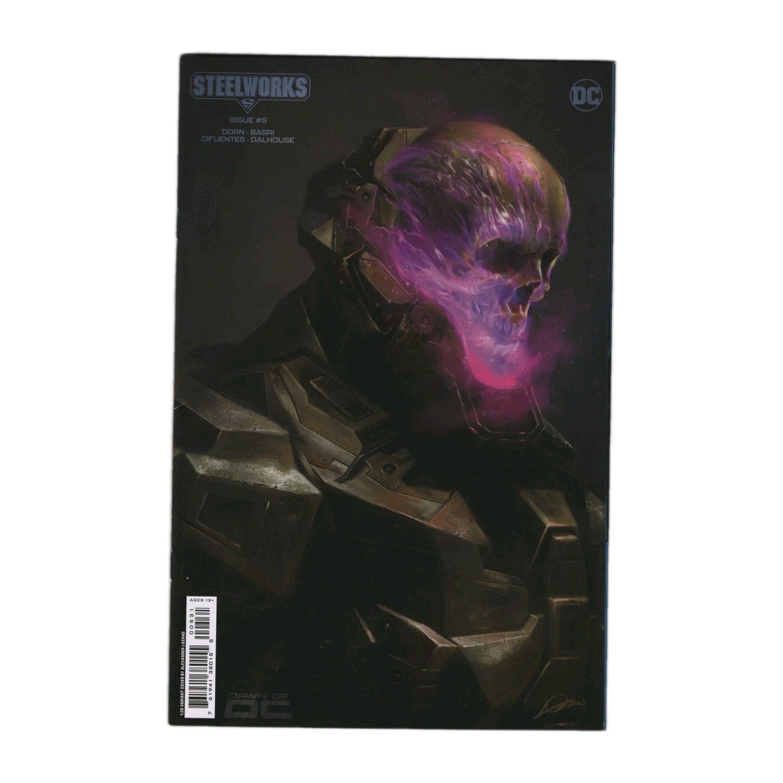 Steelworks #5 Alexander Lozano 1:25 Variant Steel Superman Cover C DC Comic 2023