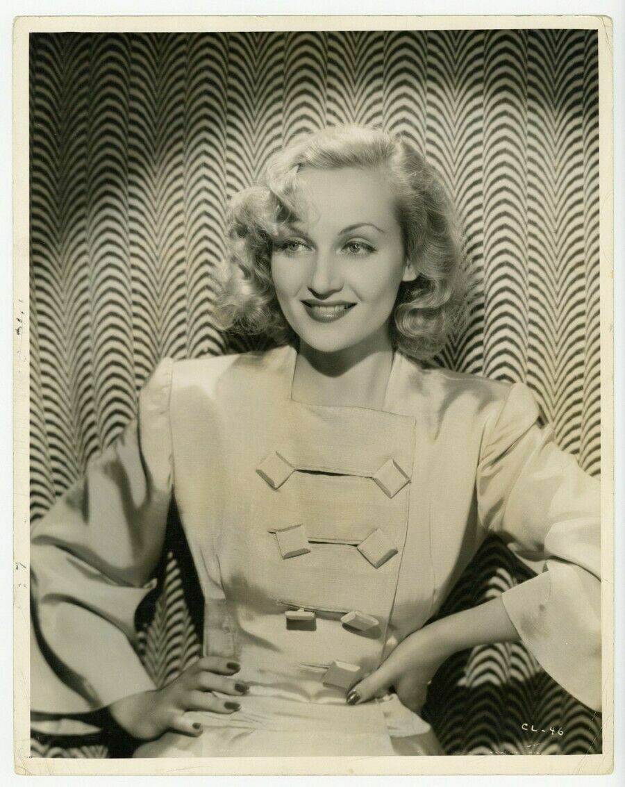 Carole Lombard 1930 Clarence Bull 11x14 Double Weight Photo Oversized XL79